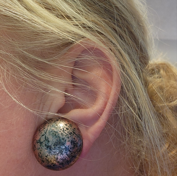 Vintage 90's Clip on Earrings - Picture 3 of 3